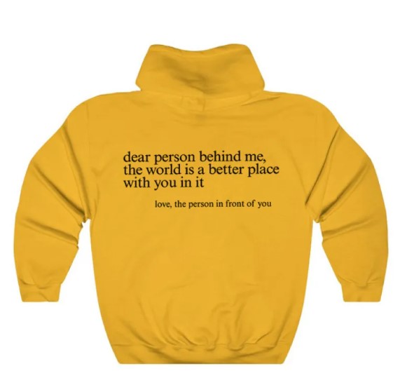 Dear Person Behind Me Hoodie